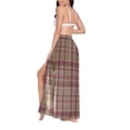 thumbnail image 3 of Women Sarong Wraps Retro Checkered-a5 Swimsuit Beach Pareo Bikini Coverups Skirt M, 3 of 7