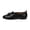 Black, variant on SuTry Women's Work Flats Round Toe Slip On Comfortable PU Leather Bow Detail Office School Daily Casual Walking Shoes(40)