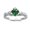 Green, variant on Creative Multicolor Hand Holding Heart Shaped Ladies Ring
