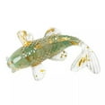 thumbnail image 5 of EOEMY Natural Green Aventurine Quartz Crystal Gravel Koi Lucky Charm Fish Resin Decor, 5 of 7