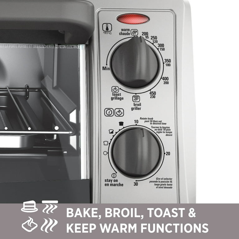Black & Decker TO1322SBD 4 Slice Toaster Oven Broiler- 19.22 x 12.21 x 11  in., 1 - Kroger