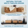 thumbnail image 3 of Honey-Can-Do STO-02882 Nesting Banana Leaf Baskets, Multisize, 3-Pack, 3 of 11
