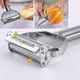 thumbnail image 3 of Stainless Steel Multi-function Vegetable Peeler, Julienne Cutter Slicer Scraper Potato Peelers Fruit Peeler - J, 3 of 5