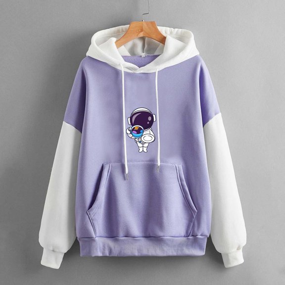 Aayomet Womens Hoodies Trendy And Women's Sweatshirts Clothes Hoodies Long Pullover Casual With Pocket Sleeve Women's Hoodies & Sweatshirts Sweatshirt, S-XXL