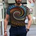 thumbnail image 5 of Lolmot Men's Unisex Daily T Shirt 3D Print Graphic Prints Animal Print Short Sleeve Tops Summer Casual Blouse Mens Shirt Tops, 5 of 5