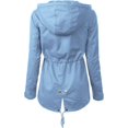 thumbnail image 3 of ORUYROP Women's Lightweight Front Zipper Solid Utility Anorak Hoodie Vest/Jacket, 3 of 7