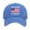 Blue, variant on Men's Baseball Cap Flag Embroidery Washed Adjustable USA Dad Hat Unisex Summer Beach Daily Outdoor Travel Hats Black