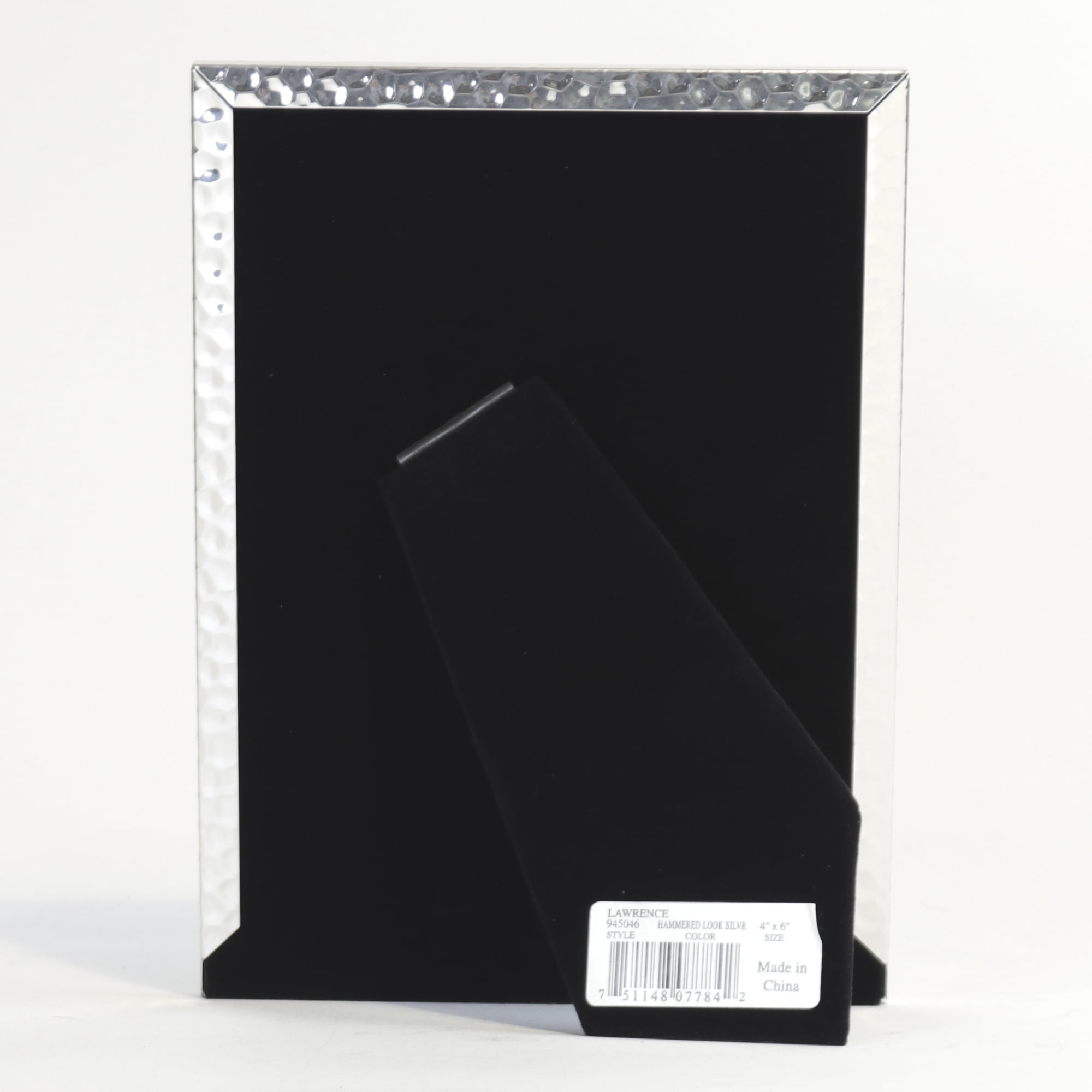 4x6 Hammered Metal Frame - Silver