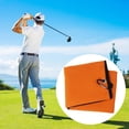 thumbnail image 3 of Cómoda toalla de golf con mosquetón resistente que absorbe el sudor. Toalla para gimnasio al aire libre naranja, 3 of 8