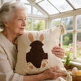thumbnail image 4 of zhangmingg Easter Embroidery Decorative Pillow Cover Farmhouse Holiday for Spring Home, 4 of 6
