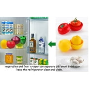 WONIU Onion Saver, Onion Keeper for Fridge, Plastic Kitchen Vegetable Storage Container, Set of 4