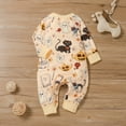 thumbnail image 3 of LNMQLPDBS Thanksgiving Toddler Girl Outfit Girls Christmas Outfits Newborn Boy Christmas Outfit Baby Boys Christmas Clothes for Girls 12-18 Months, Yellow 3-6 Months, 3 of 9