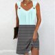 thumbnail image 4 of Vestido de Verano para Mujeres sin Mangas Estilo de Bolsillo con Cuello en V, Color Sólido Y Cómodo Vestido de Verano Casual, 4 of 5