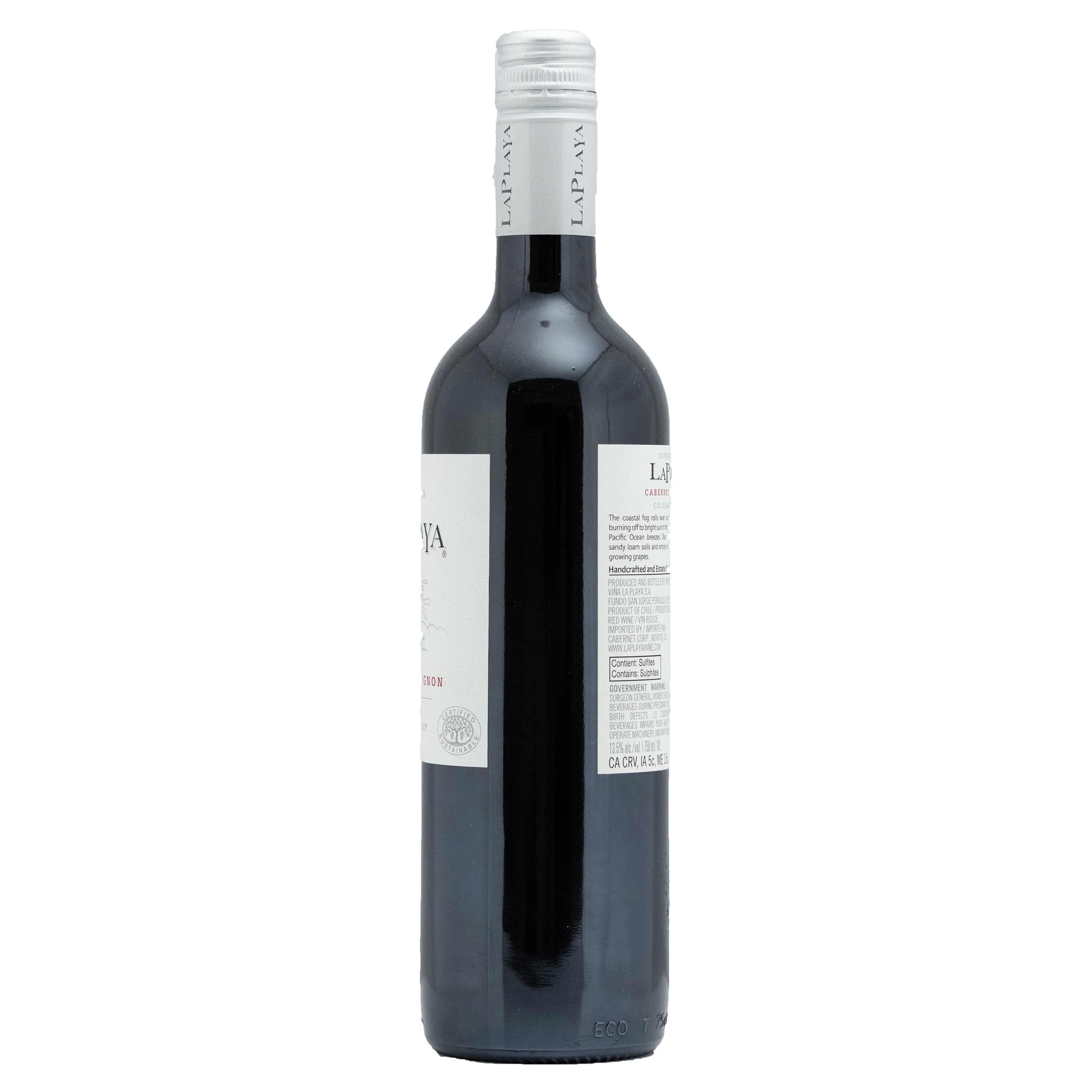 La Playa Cabernet Sauvignon Red Wine, Colchagua Valley, Chile, 750