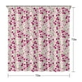 thumbnail image 5 of Waterproof Beautiful Colorful Floral Shower Curtain 72x72 Inch Boho Style Polyester Unique Shower Curtain for Bathroom Hotel Home Decor with 12 Plastic Hooks, 5 of 5