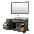 thumbnail image 5 of Wyndham Collection Wcs212160scmunsm58 Tamara 60" Free Standing Single Vanity Set - White, 5 of 7