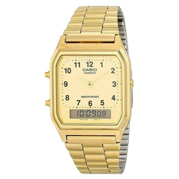 Reloj Casio Vintage Rectangular Gold AQ-230GA-9BVT Casio Vintage 230GA9BVT