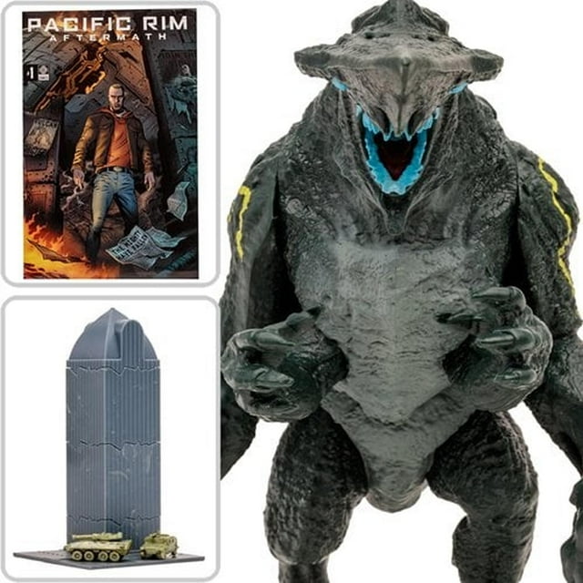 Figura de Acción McFarlane Titanes Del Pacífico Kaiju Knifehead con Comic
