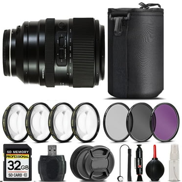 Tamron 50-400mm f/4.5-6.3 Di III VC VXD Lens for Sony E   4PC Macro Kit   UV, CPL, FLD Filter - 32GB Kit