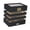 Black, variant on Jewelry Box Elegant Versatile Jewelry Organizer for Pendants Rings Bracelets White