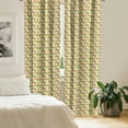 thumbnail image 2 of Fruit Curtains 2 Panels Set, Organic Food Themed Modern Pattern with Kiwi Pomegranate Lemon Watermelon and Apple, Window Drapes for Living Room Bedroom, 56"W X 84"L, Multicolor, by Ambesonne, 2 of 5