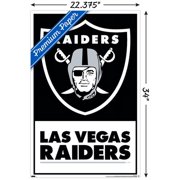 NFL Las Vegas Raiders - Logo 21 Wall Poster, 22.375 x 34