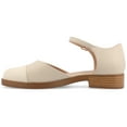 thumbnail image 3 of Journee Womens Tesley Two Tone Mary Jane Flats, 3 of 10