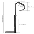 thumbnail image 2 of IdealHouse 600LBS Hot Tub Safety Handrail, 360° Rotatable Height Adjustable, Stable Slide-Under Base, Spa Pool Accessory for Indoor Outdoor, 2 of 6