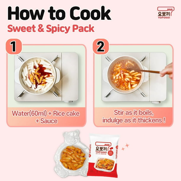 Office Kitchen Instant Tteokbokki Rice Cakes Quick Snack