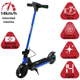 thumbnail image 2 of Scooter Eléctrico para Niños Luces LED Plegable Batería de Litio 24V Apto a partir de 125 cm Soporta hasta 60 kg - Azul, 2 of 6