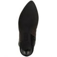 thumbnail image 4 of ALFANI Womens Black Arch Support Cushioned Hakuu Almond Toe Kitten Heel Zip-Up Heeled Boots 9 M, 4 of 4