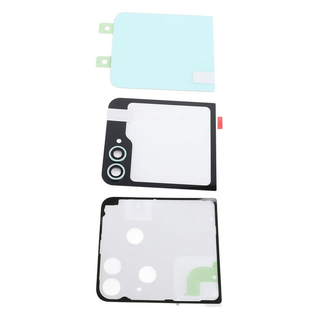 Back Cover Replacement for Galaxy Z Flip 6 5G F741, Replacement Rear Back Door Glass Cover with Pre Installed Camera's Frame and Repair Tool Kit for Galaxy Z Flip 6 5G F741