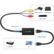 thumbnail image 4 of RCA to HDMI Converter, Support 1080P PAL/NTSC, Compatible with PS 1, PS2, PS3, STB, Xbox, VHS, VCR, Blue-Ray DVD Players, 4 of 5