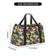 thumbnail image 3 of Disketp Green Mushroom Bolsa de Viaje Tipo Duffle, Bolso de Mano para Fin de Semana para Mujer, Bolsa de Gimnasio Ligera para Hombre, Esencial para Viajes, 3 of 7