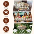 thumbnail image 7 of Fall Leaves Round Tablecloth, Fitted Table Cover with Elastic for 45"-54" Round Tables, Thanksgiving Pumpkins Country Wildflowers Rustic Table Cloth Outdoor Dinning Party Waterproof Tablecloths, 7 of 7