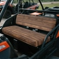 thumbnail image 2 of Yuyamidu 2 PCS Brown Wood UTV Seat Cover Set UTV Bench Seat Covers Compatible with Kawasaki Mule 300 3010 3020 4000 4010 2001-2023 2025 Seats Cover for Mule Accessory Parts, 2 of 7