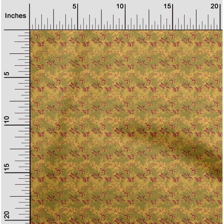 oneOone Cotton Jersey Tangerine Yellow Fabric Batik Sewing Material Print Fabric By The Yard 58 Inch Wide