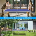 thumbnail image 6 of 6X3ft Mid-Size Table Tennis Tables - Indoor/Outdoor Portable Ping Pong Table Game with Net for Adults/Teens,2 Table Tennis Paddles and 3 Balls, 6 of 6