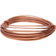 The Beadsmith Anodized Aluminum Wire – 12 Gauge – 39 feet – Copper Color – Bendable Craft Wire Used to Jewelry Making, Wire Wrapping, Sculpting, Floral, Modeling and Other DIY Arts & Crafts