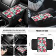 thumbnail image 5 of Yuyamidu Hibiscus Front Car Seat Covers Full Set of 12 Flower Steering Wheel Cover Seatbelt Strap Pads Armrest Pad Trash Can Mount Phone Pocket Cup Holders Rearview Mirror Cover Keychain, 5 of 7