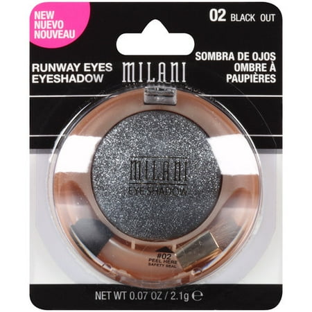 Milani Runway Eyes Eyeshadow, 02 Black Out, 0.07 oz