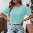 thumbnail image 3 of Hilenly Backless Yoga Tops for Womens Criss Cross Open Back T Shirts Short Sleeve Athletic Shirt Summer Workout Tee, 3 of 6