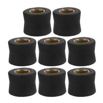 WEAVILUX Motorcycle Scooter Shock Absorber Bushings Rubber Black 8pcs Replacement Parts for