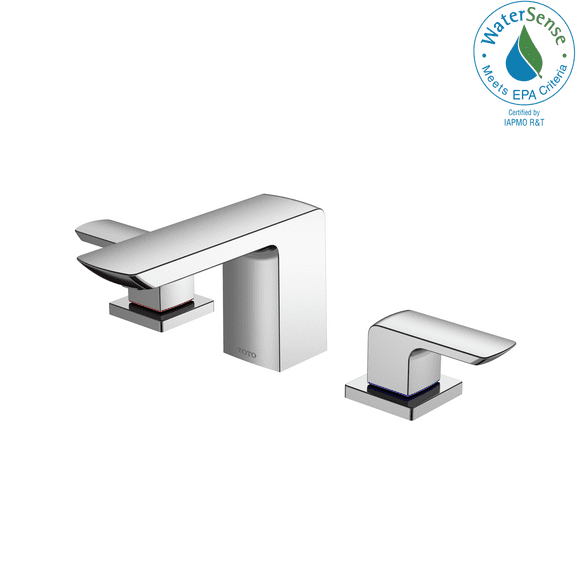 Toto TLG02201U#CP Gr 1.2 GPM Two Handle Widespread Bathroom Sink Faucet, Polished Chrome
