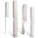 thumbnail image 1 of Space Aluminum Hair Comb 4 Metal Hair Combs Long And Short Hair Combs silver, 1 of 3