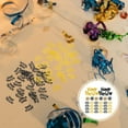 thumbnail image 3 of Shisuyan Table Confetti Black Plastic 2Pcs 1.06x0.59x0.04in, 3 of 8