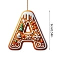 thumbnail image 2 of Adornos Navideños Colgantes con 26 Letras para Árbol de Navidad, Adornos Navideños Personalizados para Hacer Tú Mismo, Decoración Navideña, Decoración Colgante para Árbol de Navidad., 2 of 5