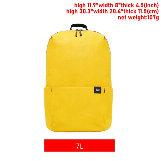 Mochila Original Xiaomi Mi 7L/10L/15L/20L impermeable colorida ocio diario urbano Unisex deportes viaje mochila Dropshipping Tan Jianjun unisex