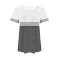 thumbnail image 4 of Camiseta Casual de Manga Corta de Mujer, Cuello Redondo de Impresión para Uso Diario, Fiesta Y Hogar, 4 of 5