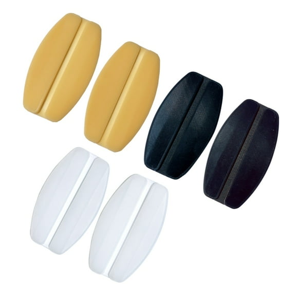 More of Me to Love Bra Strap Holder 3-Pack Beige, White, Black (6 Units) - Keeps Straps On Shoulders